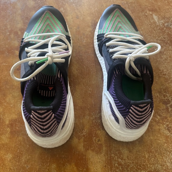 Size 9.5 - Stella McCartney x adidas UltraBoost 20 Flash Green Purple W - Picture 2 of 11